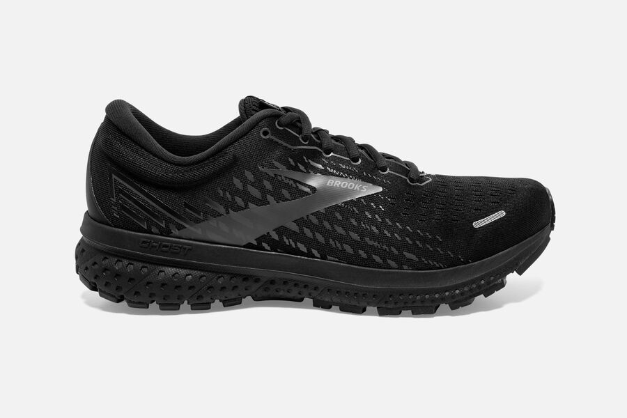 Brooks Ghost 13 Mens Australia - Road Running Shoes - Black (072-YFXWA)